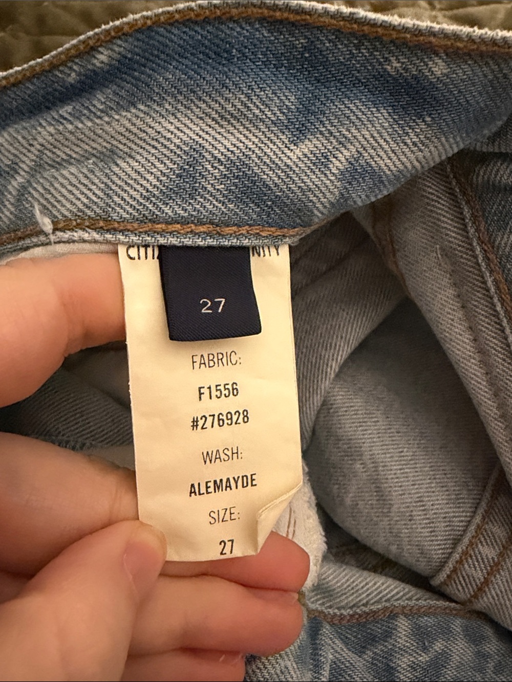 Citizens of Humanity Beverly highrise relaxed baggy wide leg jeans light wash 27 - Picture 13 of 13